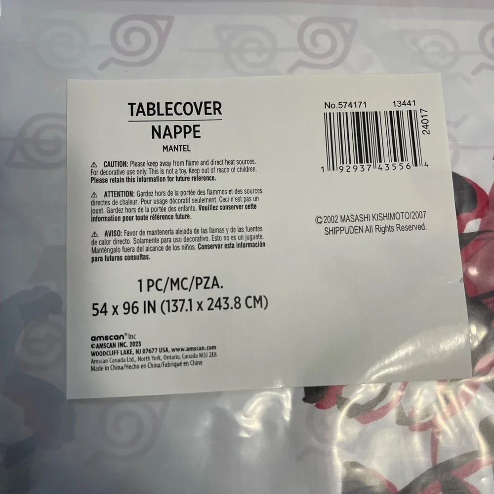 Naruto Shippuden Disposable Tableware